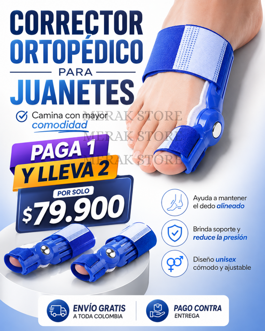 Corrector De Juanetes Ortopedico Compra 1 y Lleva 2🔅