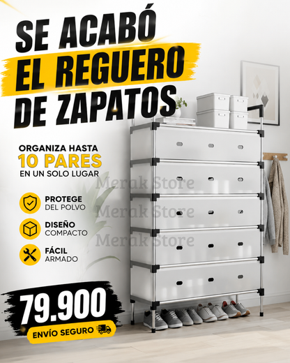 SUPER OFERTA - Zapatero De 6 Niveles Con Tapa