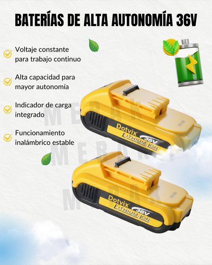 TALADRO PERCUTOR INALÁMBRICO 36V DRILL + ACCESORIOS🛠️