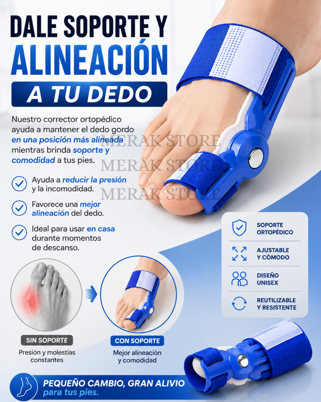 Corrector De Juanetes Ortopedico Compra 1 y Lleva 2🔅