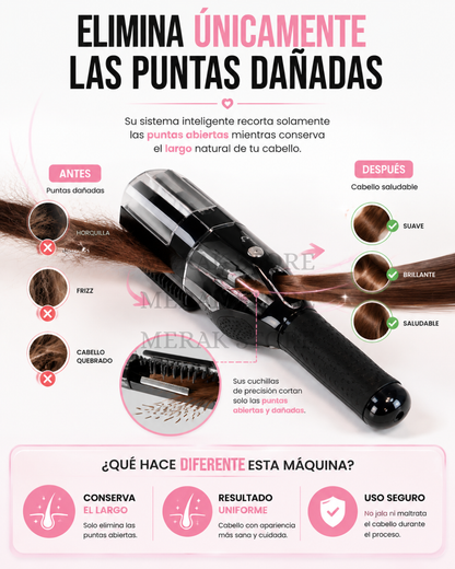 Cortadora De Puntas - Recorta Puntas Abiertas En Minutos💆‍♀️