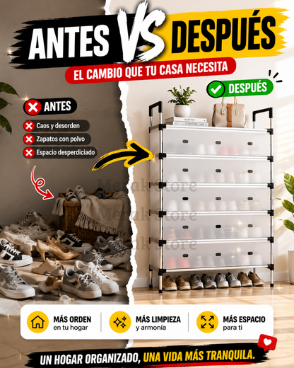 SUPER OFERTA - Zapatero De 6 Niveles Con Tapa
