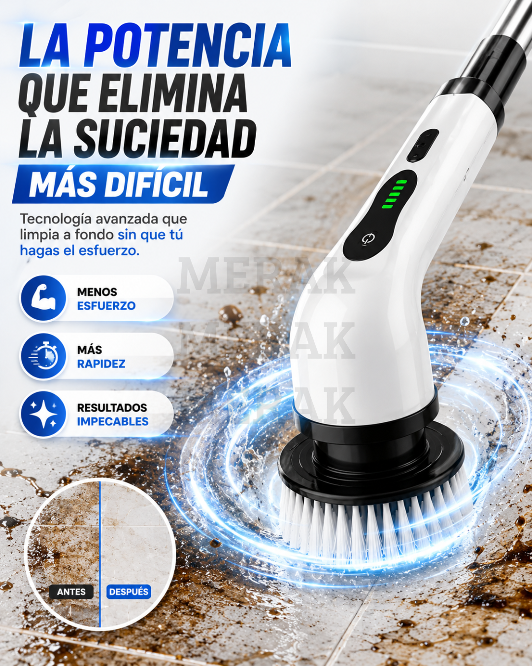 🧽 Cepillo eléctrico 9 en 1 + Accesorios🧽