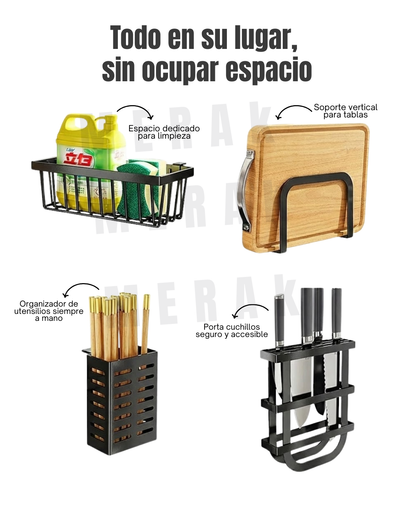 Escurridor de Platos sobre Lavaplatos dos niveles + Accesorios🧼