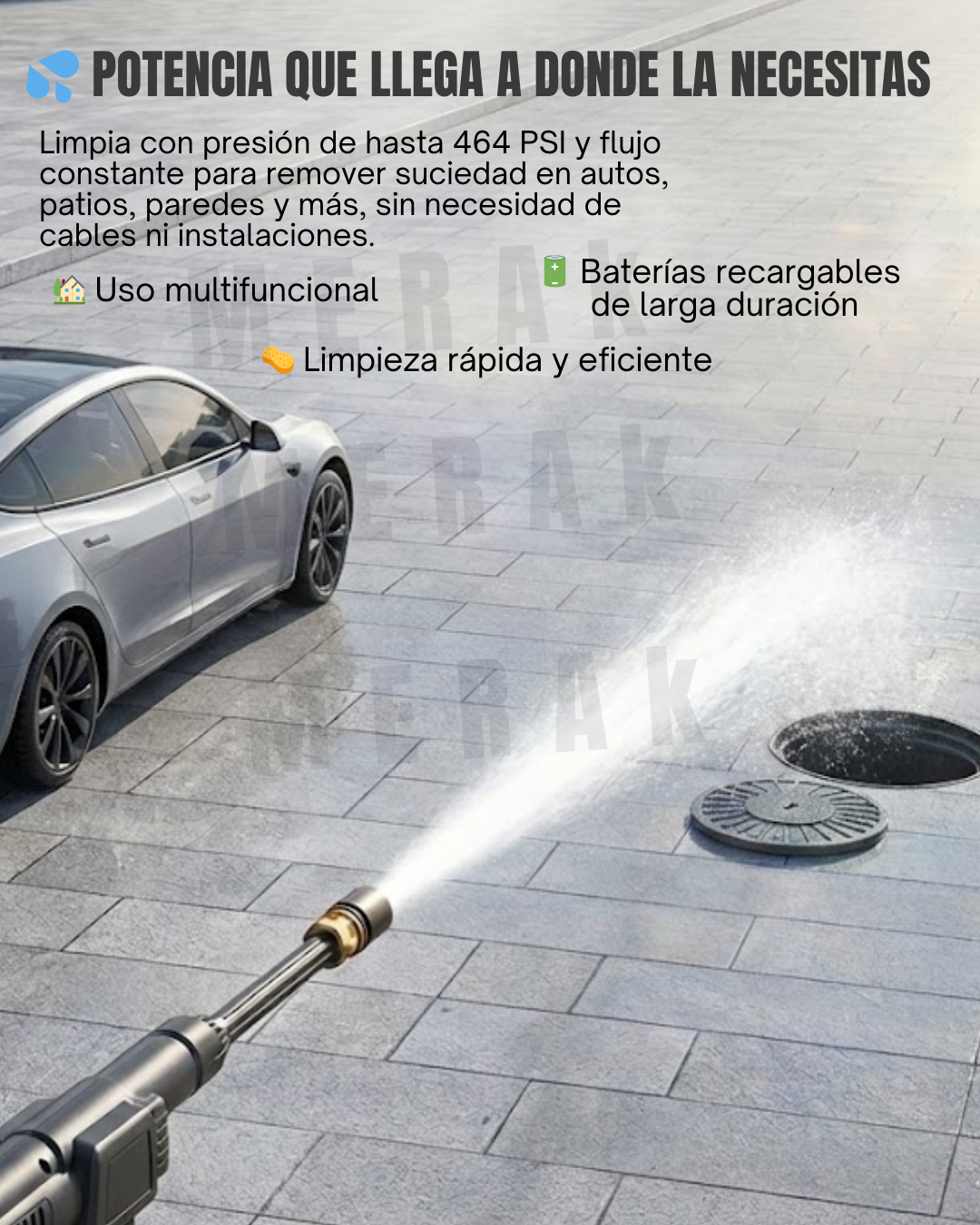 COMBO HIDROLAVADORA CON ACCESORIOS + ASPIRADORA MULTIFUNCIONAL💦