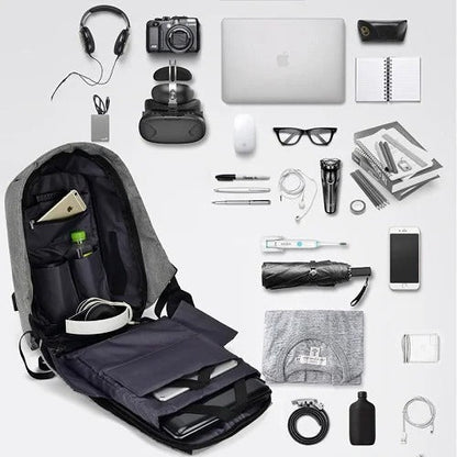Super Combo Maleta Antirrobo Con Carga + audifonos M10 + Obsequio de Reloj inteligente T500🎁