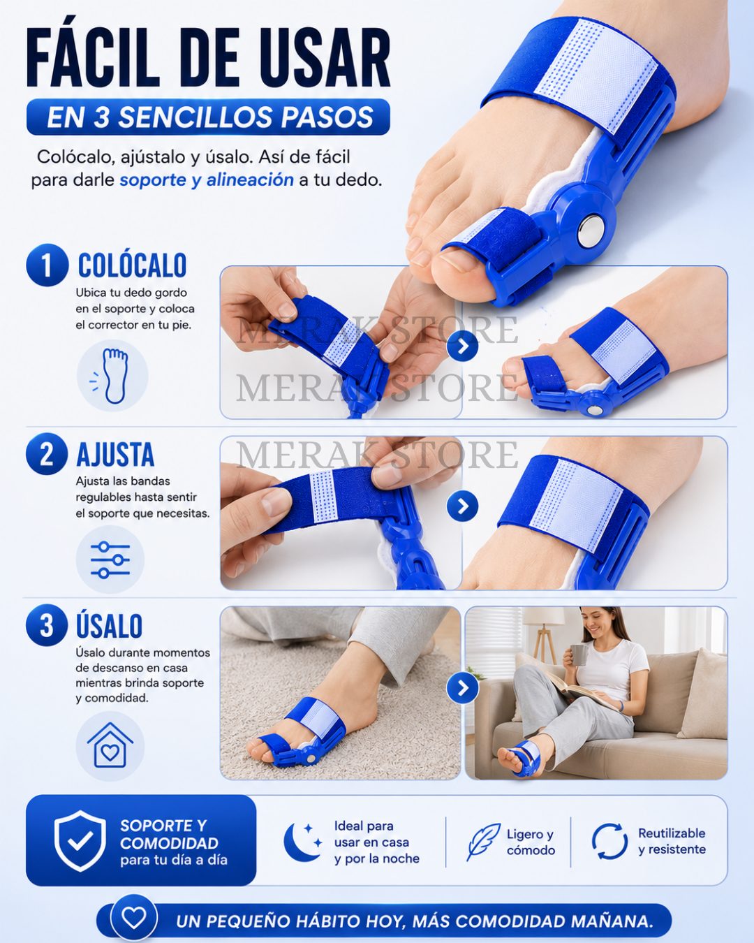 Corrector De Juanetes Ortopedico Compra 1 y Lleva 2🔅