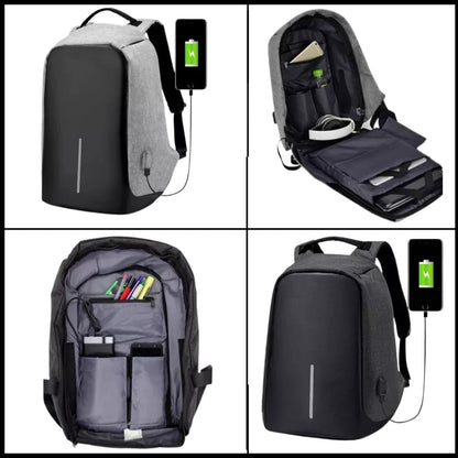 Super Combo Maleta Antirrobo Con Carga + audifonos M10 + Obsequio de Reloj inteligente T500🎁