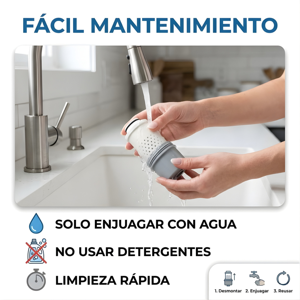 Filtro purificador de agua 7 niveles💦