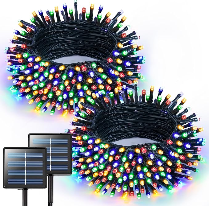 Compra 1 Lleva la 2 gratis ✨Luces Solares Navideñas (20 metros)