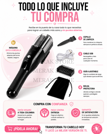 Cortadora De Puntas - Recorta Puntas Abiertas En Minutos💆‍♀️