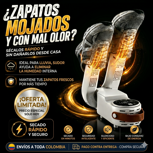 SecaLux™ – Secador y Eliminador de Olores para Calzado