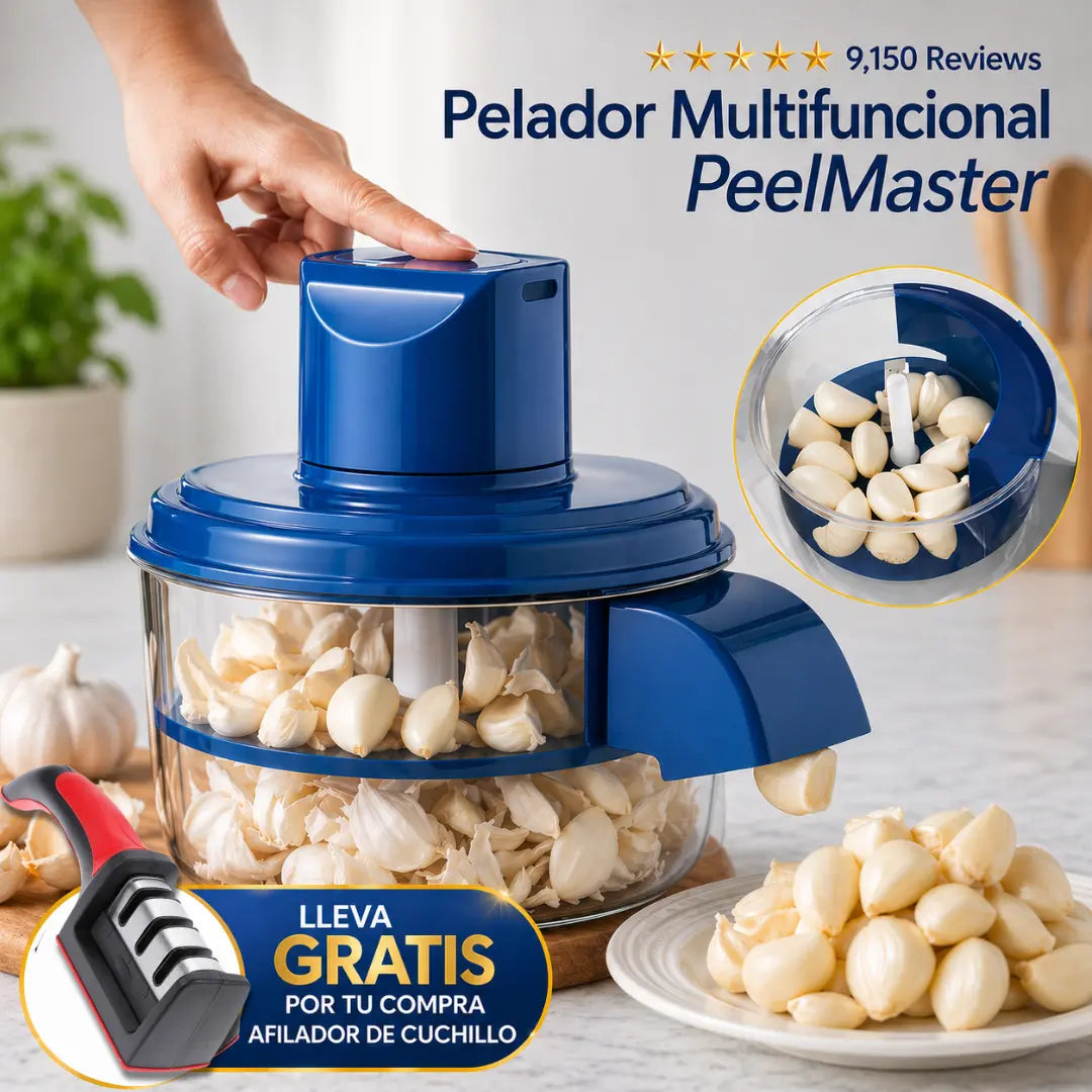 Pelador Multifuncional PeelMaster + Afilador de cuchillos gratis